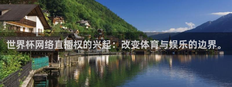 2026世界杯赛程：世界杯网络直播权的兴起：改变体育与娱乐的边界。